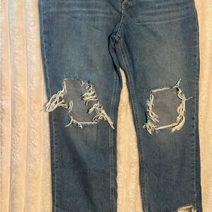 We The Free Distressed Blue Jeans